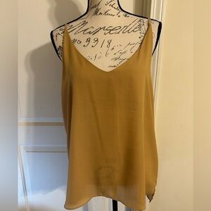 Shinestar Collection sheer sleeveless top